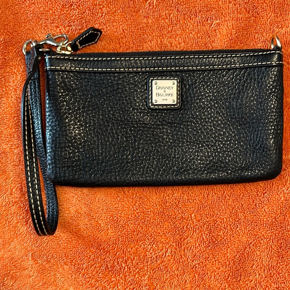 Dooney & Bourke Pebble Leather Large Wristlet